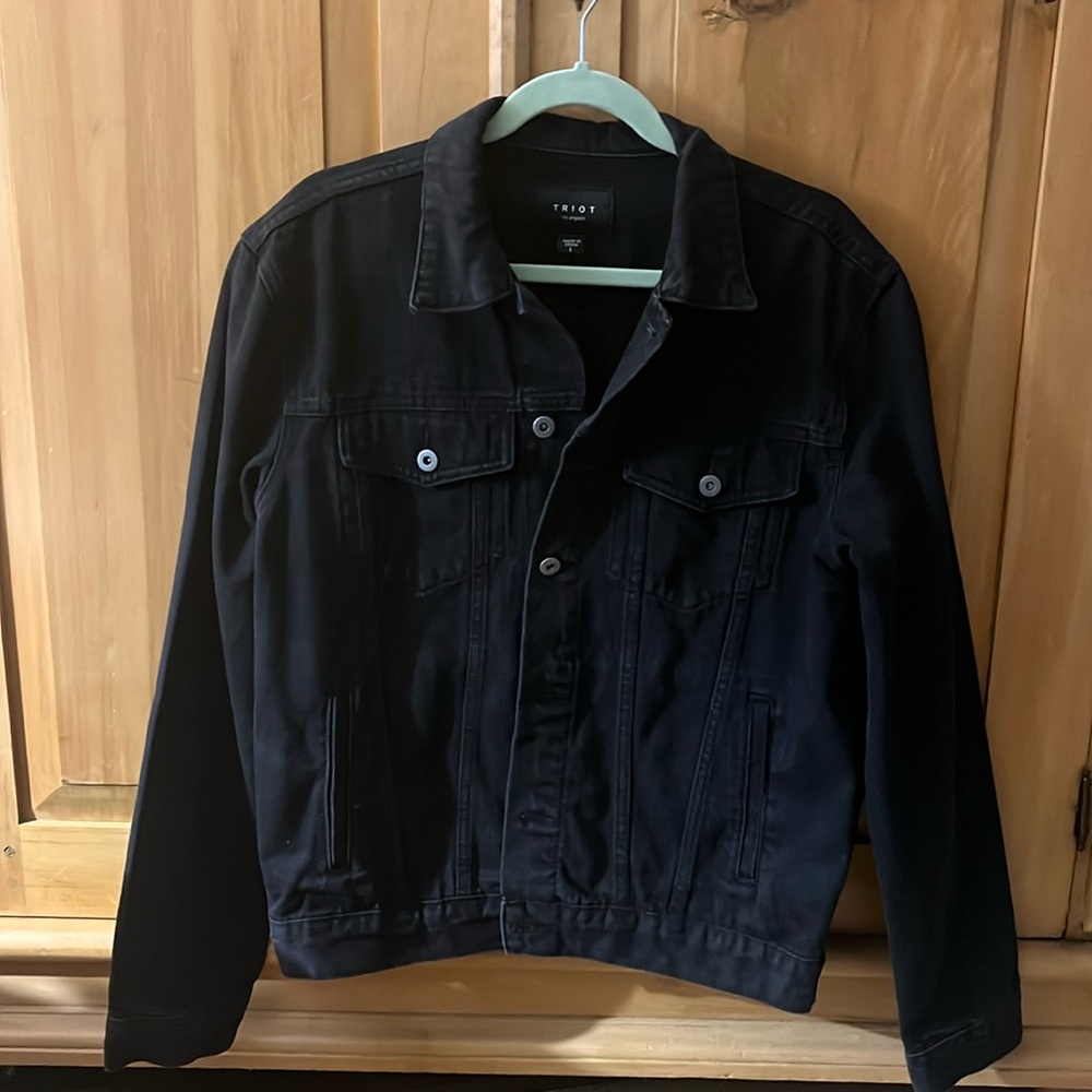Men’s L Black Jean jacket by Triot